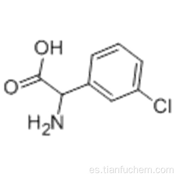 Ácido bencenacético, a-amino-3-cloro-CAS 7292-71-9